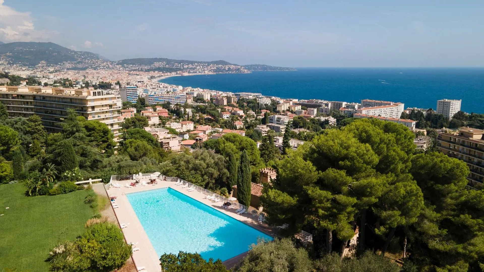 Nice Renting - Abbaye - Luxury Penthouse Sea View Pool Tennis Parking